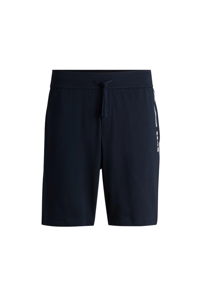 Boss Bodywear Mens Authentic Shorts Dark Blue Cotton - Size 2XL